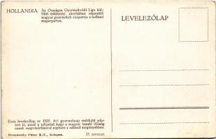 Az Országos Gyermekvédő Liga külföldi üdültetési akciójában részesülő magyar gyermekek csoportja a h...