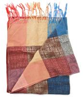 Színes vastag stóla, cca 70x200 cm