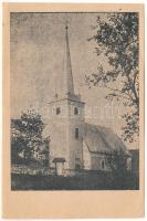 Romania, biserica. Aprobat prin Ministerul Sanatatii si Ocrotirilor Sociale No. 87032/934. / church (EK)