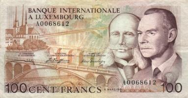 Luxemburg 1981. 100Fr T:III+