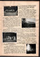 1938 Mátrai táborunk, a dunavecsei 138. számú Rákóczi cserkészcsapat stencilezett, 16 db eredeti fot...