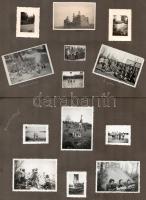 1932-1933 Újpesti cserkészcsapat táborozásáról és az 1933-as jamboree-n készített néhány fotót tarta...