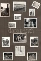 1932-1933 Újpesti cserkészcsapat táborozásáról és az 1933-as jamboree-n készített néhány fotót tarta...