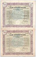 Budapest 1925. "Magyar Királyság 5%-kal kamatozó Járadékkölcsön Államadóssági Kötvény" 250...