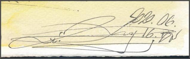 ZéKovács József (Zé Kovács Jozsef, 1951-): Tán a világűrből jött (...), 2020. Akvarell, tus, papír, ...