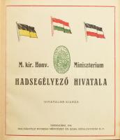 1916 A világháború, a M. Kir. Honv. Minisztérium Hadsegélyező Hivatala által hivatalosan kiadott dek...