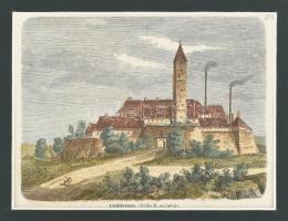 1868 Csáktornya (horvátul Čakovec, németül Tschakturn) Muraköz (Galba K. eredetije) Színezett fametszet, megjelent: Hazánk és a külföld. 16x12 cm Paszpartuban