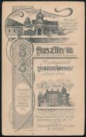 cca 1890 Férfiportré, keményhátú fotó Huszthy Zoltán nagykárolyi (Erdély) műterméből, hátoldalon a m...
