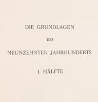 Chamberlain, Houston Stewart: Die Grundlagen des Neunzehnten Jahrhunderts I-II. München, 1904., F. B...