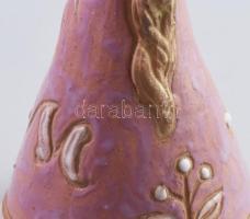 Kovács Margit (1902-1977): Éneklő lány. Festett kerámia, jelzett, hibátlan, m: 13 cm /// Margit Ková...