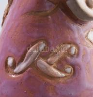 Kovács Margit (1902-1977): Éneklő lány. Festett kerámia, jelzett, hibátlan, m: 13 cm /// Margit Ková...