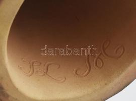 Kovács Margit (1902-1977): Nő lepelben. Festett kerámia, jelzett, hibátlan, m: 30 cm /// Margit Ková...