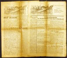 1949-1950 Hajóa Ganz hajógyári dolgozók lapjának 2 db száma