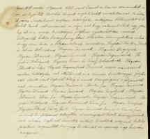 1844 Pozsonyi megyegyűlés jegyzőkönyvének kivonata a réthe helységből származó, de a Komárom vármegy...