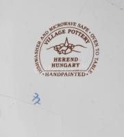 Herend Village Pottery kancsó. Jelzett, kis kopással, m: 17 cm