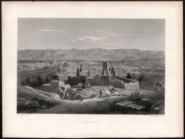 cca 1880 A szentföldet ábrázoló 6 db régi metszet, London, Virtue & C., kis foltokkal, 17x25 cm