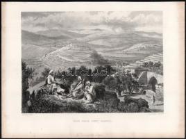 cca 1880 A szentföldet ábrázoló 6 db régi metszet, London, Virtue & C., kis foltokkal, 17x25 cm