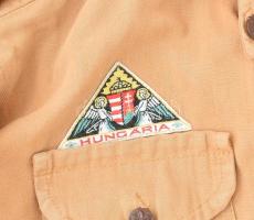 1933 Komplett cserkész egyenruha a Jamboree-ról, nadrág övvel, ing, kendő, sapka