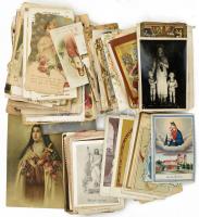 Vegyes szentkép tétel főleg háború előttiek, közte litók, és Sz. Máriás is, közel 100 db