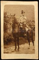 1915 Szujó Imre lovas tábori csendőr őrmester Titel. Fotólap