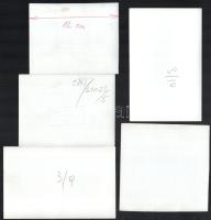 1956 Vegyes 56-os eseményeket ábrázoló fotók, 11 db fotó, az egyik hátoldalán MTI bélyegzéssel, utól...