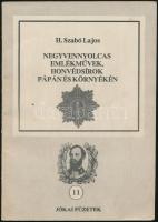 H. Szabó Lajos: Negyvennyolcas emlékművek, honvédsírok Pápán és környékén. Jókai Füzetek 1994. 11. Pápa, 1994, Jókai Mór Városi Könyvtár. Kiadói papírkötés, az első lap részben elvált a fűzéstől. Megjelent 300 példányban.