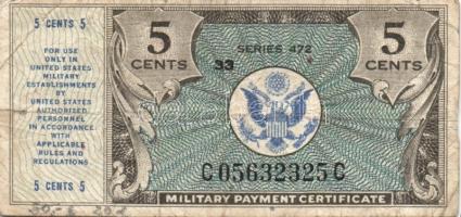 USA/katonai kiadás 1948. 5c (2x), 10c T:III