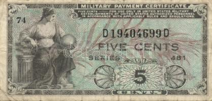 USA/katonai kiadás 1951. 5c, 10c, 25c T:III,III/IV