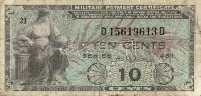 USA/katonai kiadás 1951. 5c, 10c, 25c T:III,III/IV