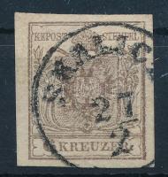 1850 6kr HP III vízjellel, lemezhibával SKALICZ