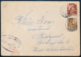 1944. jul. 24 Cenzúrás munkaszolgálatos levél Zomborról Budapestre