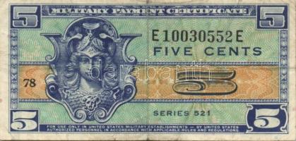 USA/katonai kiadás 1954. 5c (2x) T:III