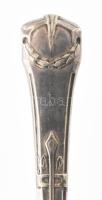 Ezüst (Ag) nyelű levélbontó. Jelzett, h: 18 cm