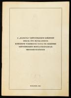 Hangya Szövetkezeti Központ 1942-43. évi munkaterve Komárom vm. tatai és gesztesi szövetkezeti mintajárásainak megszervezésére Bp., 1942. 32p. + 4 t. Kiadói papírborítóval