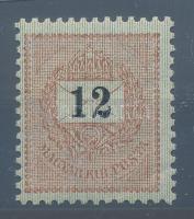 1898 Feketeszámú 12kr R! (60.000)