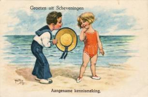 'Greetings from Scheveningen, Pleasent introduction' s: Arthur Thiele