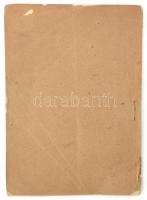 Megila. Eszter könyve. Ford.: Stern Mór. Bp., 1912., Schwarz Ignác, 36 p. Papírkötés, szakadt borító...