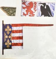 Kard és koszorú. Ezer esztendő katonai zászlóiból. Bp., é.n., Nemzeti Kulturális Örökség Minisztériu...