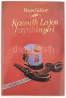 Bona Gábor: Kossuth Lajos kapitányai. (DEDIKÁLT). Bp., 1988, Zrínyi Katonai Kiadó. Kiadói egészvászon-kötés, kiadói papír védőborítóban. A szerző, Bona Gábor (1948- ) hadtörténész, szakíró, a Hadtörténeti Intézet és Múzeum igazgatója által DEDIKÁLT példány.