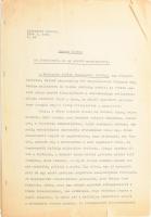 Lukács György az irodalomról és az alkotó marxizmusról. Gépirat, tűzve, az első lap kissé sérült, az utolsó lap különvált, 23 p. Megjelent: a Literární Noviny c. csehszlovák irodalmi folyóirat XIII. évf. 3. számában, 1964. jan. 18.