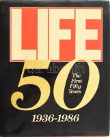 Life 50. The First Fifty Years 1936-1986. USA, 1986, Little, Brown and Company, kissé sérült egészvászon kötés, papír védőborítóval, angol nyelven, szakadt első oldallal. Gazdag képanyaggal illusztrált.