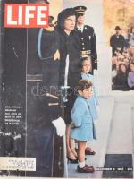 1963 LIFE magazin 2 darab John Fitzgerald Kennedy halálával foglalkozó száma, egyik szétesett