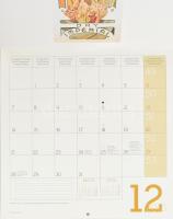 2015 Alphonse Mucha képes naptár 30x30 cm