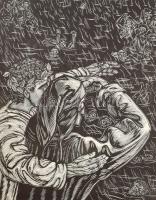 Dante Alighieri: La Divina Commedia. Kolozsvár, 1976, Dacia. Gy. Szabó Béla 20 db fametszetével illu...