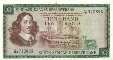 Dél-Afrika 1975. 10R T:II- ly.