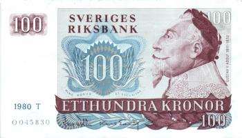 Svédország 1980. 100K T:II