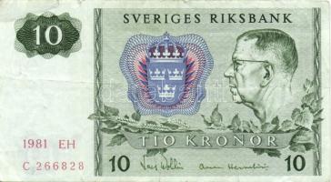 Svédország 1979-81. 5K, 10K (2x) klf évszámmal T:II,II/III