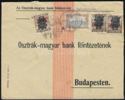 1920 Levél 4 db bélyeggel (3 Búzakalász) / Cover with 4 stamps