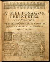 Hiányos XVII-XVIII. századi imádságos könyv 360p. eleje, vége, hiányzik. későbbi vászonkötésben,