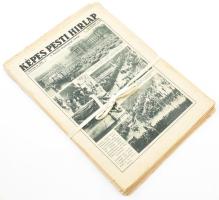 1928-1936 Képes Pesti Hírlap 25 száma. Gazdag fekete-fehér képanyaggal illusztrált. Rajta korabeli híres személyek, politikusok fotóival, korabeli eseményekkel.